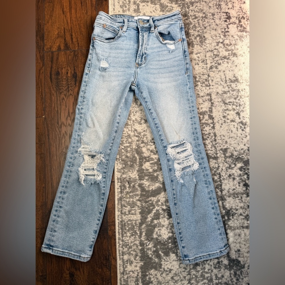 Dear John Frankie Straight Jeans color Montpelier size 24 - Picture 3 of 8